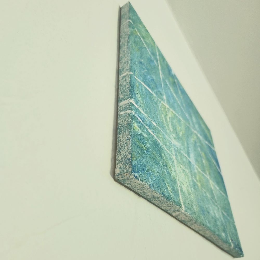 "Move Beyond" original art hand painted acrylic abstract painting wall decor - Picture 3 of 6